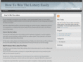 howtowinthelotteryeasily.com