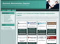 businessadministrationdegrees.org
