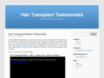 hairtransplanttestimonials.com