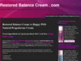 restoredbalancecream.com