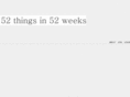 52thingsin52weeks.com