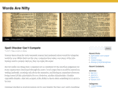 wordsarenifty.com