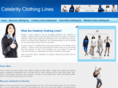 celebrityclothinglines.co.uk