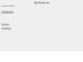 myroutelist.com