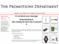 thepromotionsdepartment.com