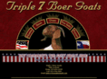triple7goats.com
