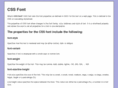 cssfont.com