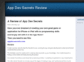 reviewappdevsecrets.com