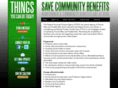 savecommunitybenefits.com