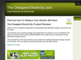 thecheapestelectricity.com