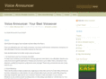 voiceannouncer.net