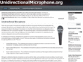 unidirectionalmicrophone.org