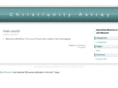 christianityastray.com