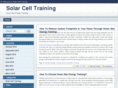 solarcelltraining.com