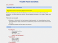veganfoodscience.com