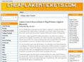 cheaplakertickets.com