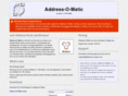 address-o-matic.com