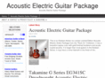 acousticelectricguitarpackage.com