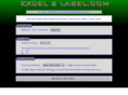 excel2label.com