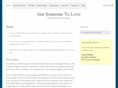 justsomeonetolove.com