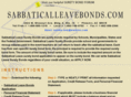 sabbaticalleavebonds.com