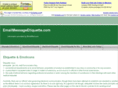 emailmessageetiquette.com