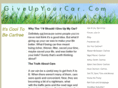 giveupyourcar.com