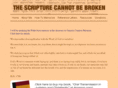 thescripturecannotbebroken.com