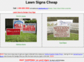 lawnsigncheap.com