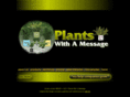 plantswithamessage.com