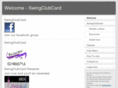 swingclubcard.com