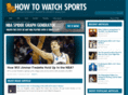 howtowatchsports.com