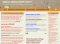 dieselgeneratorscheap.com