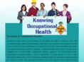 knowingoccupationalhealth.com