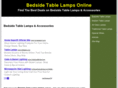 bedsidetablelampsonline.com