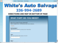 whitesautosalvage.com