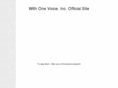 withonevoice.com
