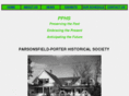 parsonsfieldporterhistorical.org