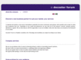 decosterforum.com