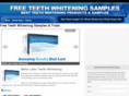 freeteethwhiteningsamples.com