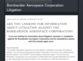 bombardier-aerospace-corporation-litigation.com
