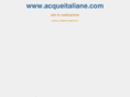 acqueitaliane.com
