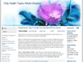 onlyhealthtopics.info