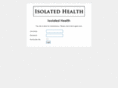 isolatedhealth.biz