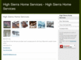 highsierrahomeservices.com