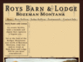 roysbarnandlodge.com