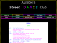 alisonsstreetdanceclub.com