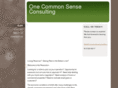1commonsenseconsulting.com