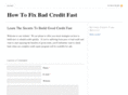 howtofixbadcreditfast.com