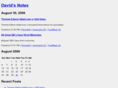 davidsnotes.com